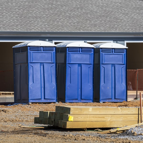 are there any restrictions on where i can place the porta potties during my rental period in Cullom